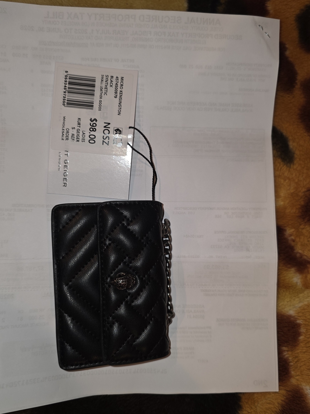 Kurt Geiger London Micro Kensington Chain Crossbody Bag